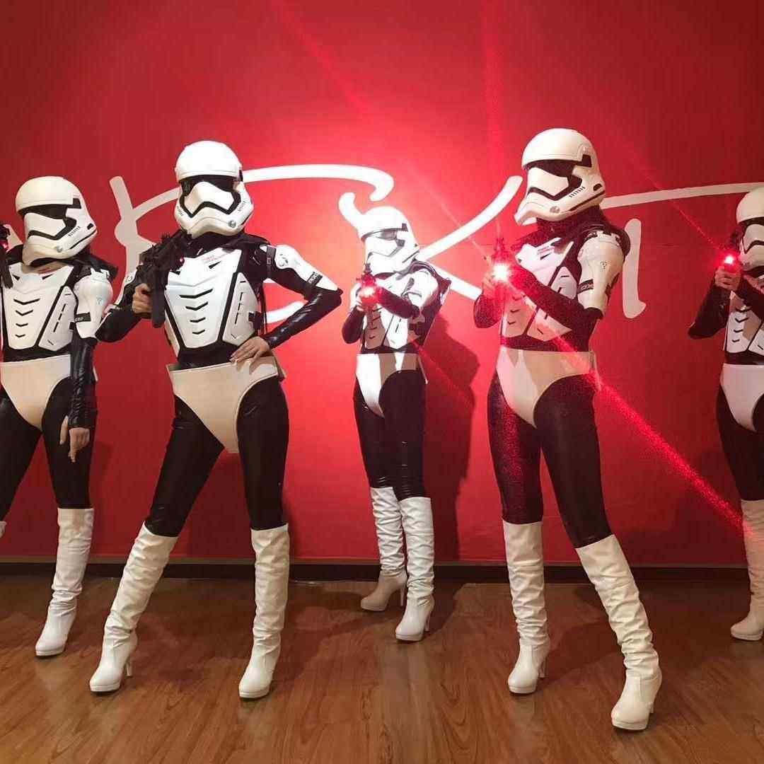万圣节女款白兵性感服装盔甲大型游乐场巡游商演道具手工夜店酒吧