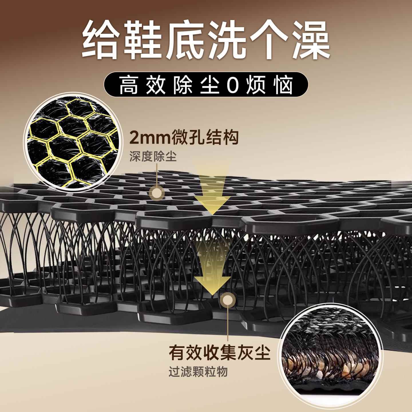 进门子地门垫入户垫家用福满新居门口防滑垫室内弹力喜庆毯红色脚