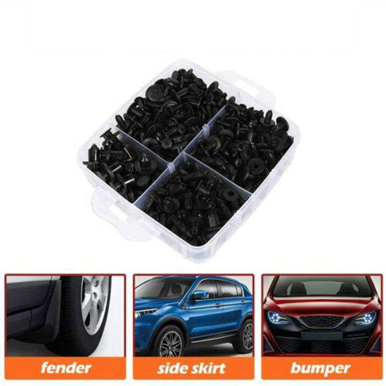 721pcs盒装混合卡扣车身通用紧固件铆钉挡泥板膨胀螺丝汽车配件