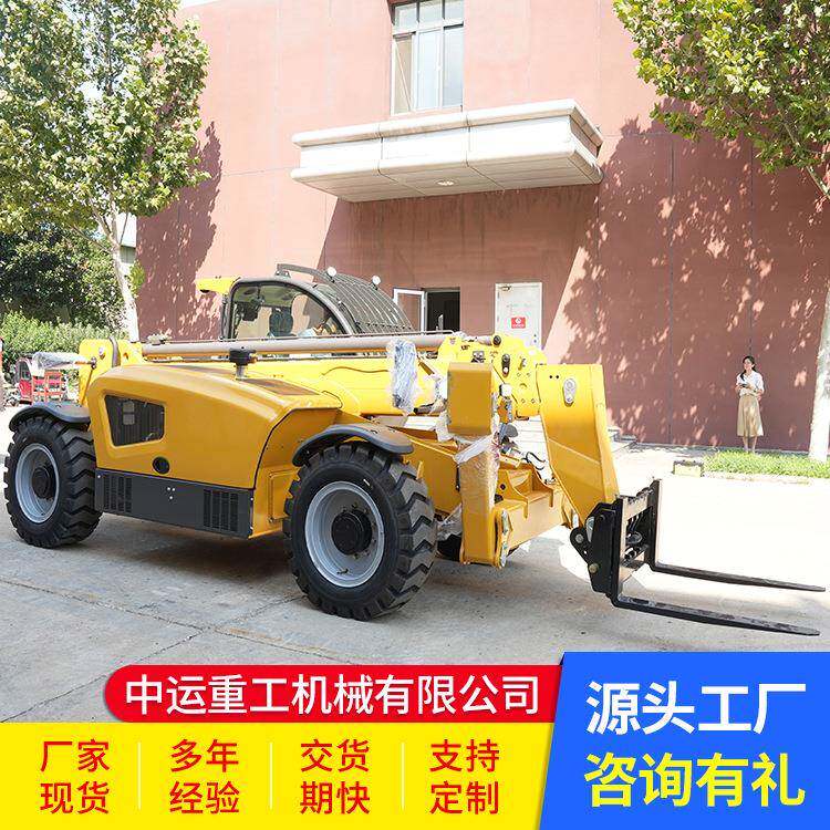 伸缩臂叉车叉装车跨境高空搬运多功能伸缩叉车货物运输叉装车