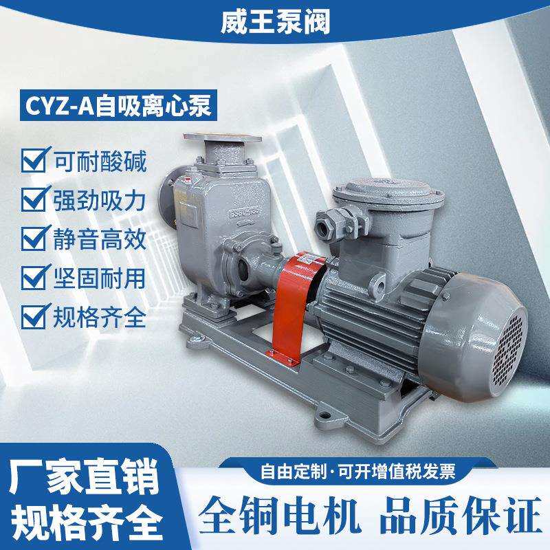 厂家供应不锈钢自吸式离心泵150CYZ-A-80，机械密封不阻塞排污泵