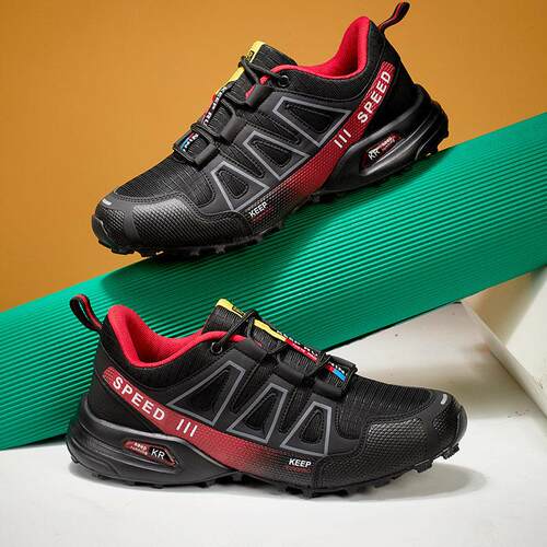 登山鞋越野徒步鞋 Men outdoor shoes breathable hiking shoes