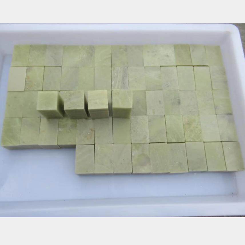 2.5*2.5*4CM青田石青白冻料一组细选65方金石篆刻印章练习章寿山