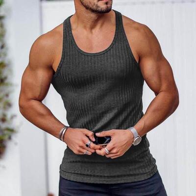 Shirt singlet Tops Men Gym Tank top Vest clothes For Mens