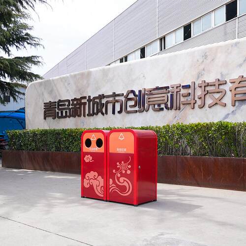 不锈钢分类垃圾桶户外环卫果皮箱市政小区景区分类垃圾筒