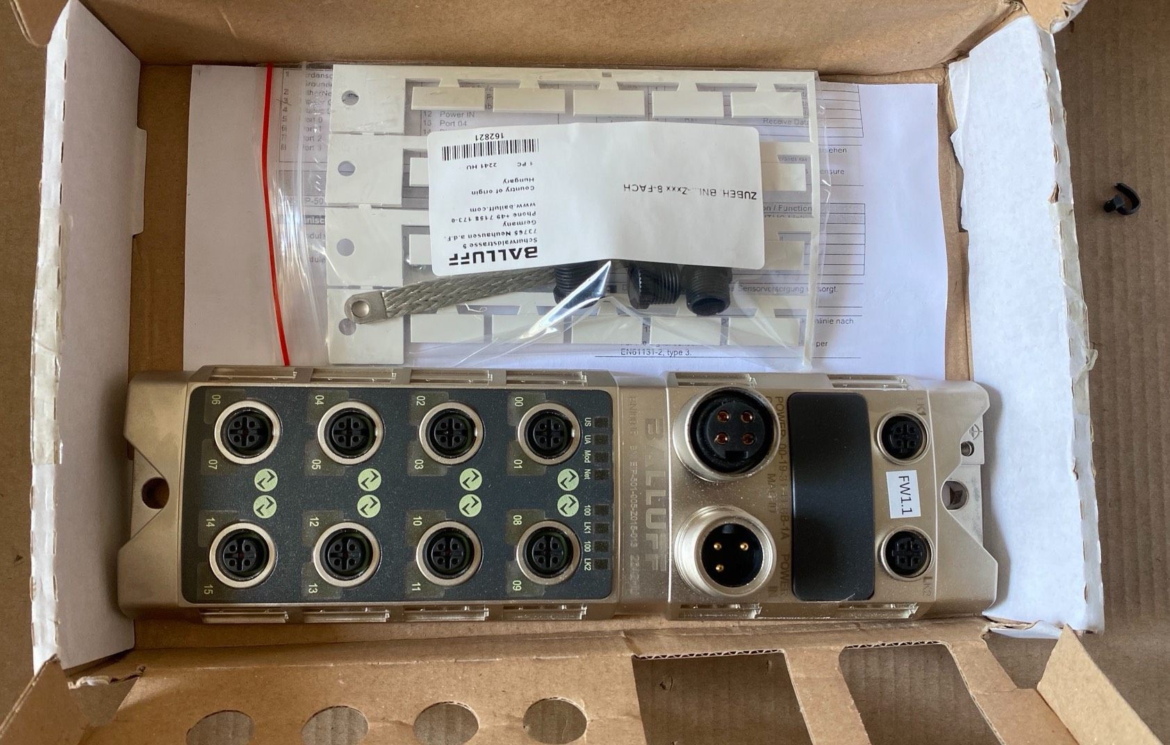 稀缺全新原装 巴鲁夫 BNI00J6 模块 BNI EIP-