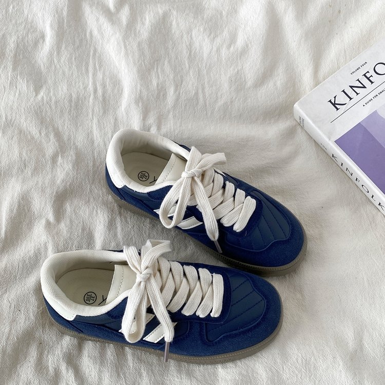 chic复古绿色小众百搭鞋子老爹鞋