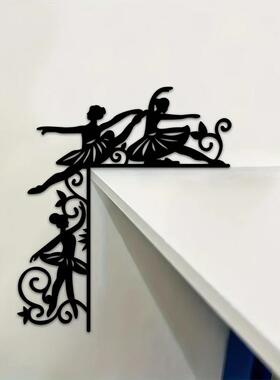 1 件，芭蕾舞女演员装饰墙贴门角装饰门框角装饰铁艺