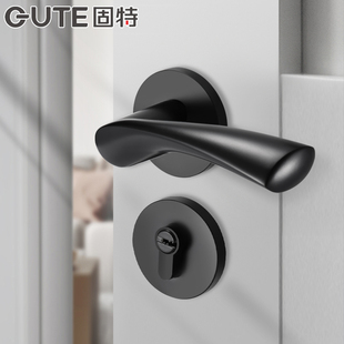 家用室内门把手特门锁通用型实木房卧室静音门锁 锁锁固具分体新款