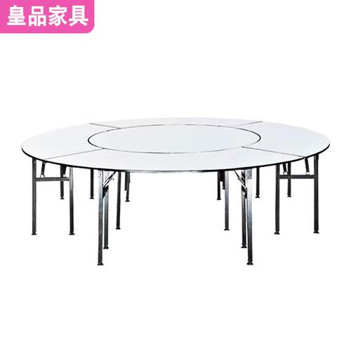 PVC圆桌店大圆桌桌折叠餐桌10酒人包厢婚庆宴会饭酒席桌饭店pvc圆