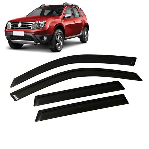 适用雷诺RENAULT DUSTER 2011-2017晴雨挡侧窗导流板雨眉加厚注塑