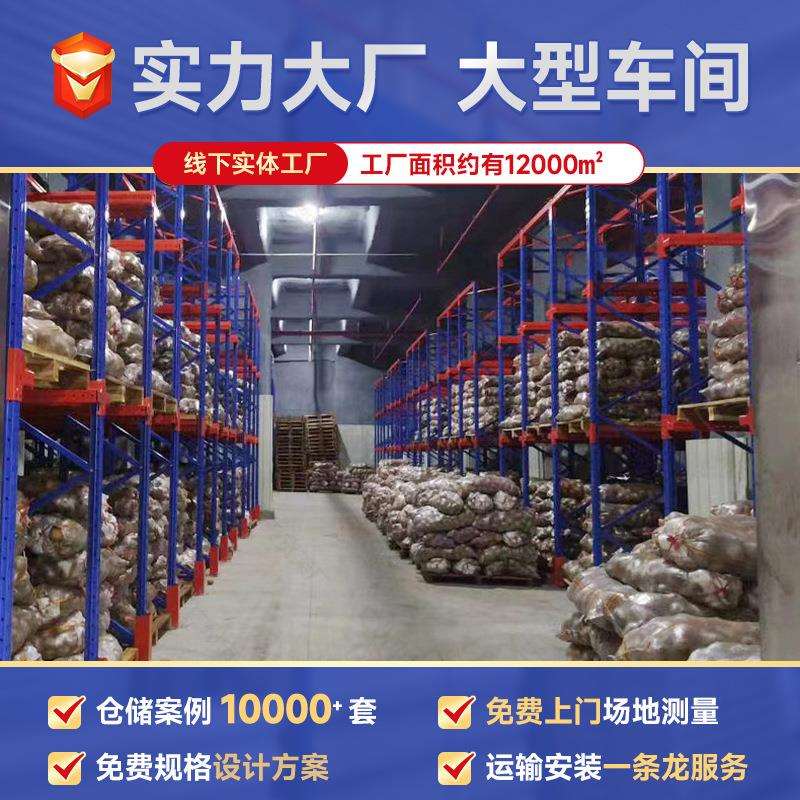 大型贯通式仓库货架仓储重型货架仓库通廊贯通驶入货架厂家