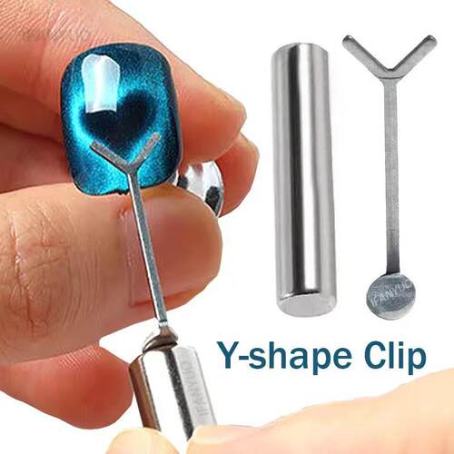 Heart Shaped Cat Eye Magnet Y-shape Cat Eye Nail Magnet Set