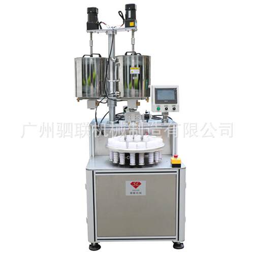 全自动化妆品唇彩灌装机双头倒灌口红润唇膏定量生产彩妆机械设备