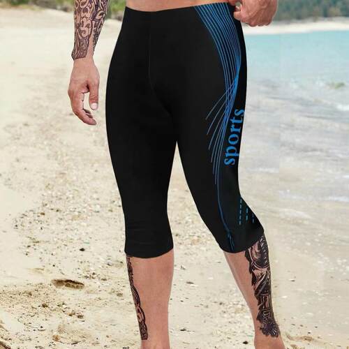Men's Swimming Training Running Beach High Waist Large