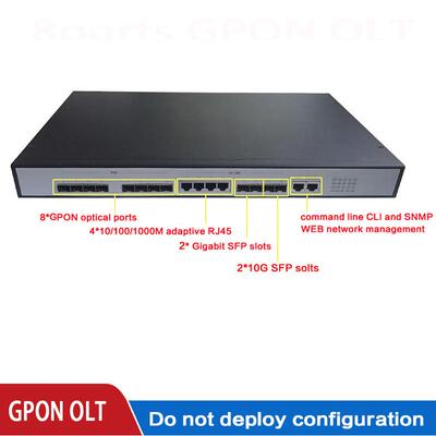 GPON OLT 8 PON 8口终端设备WEB/NMS网络管理FTTH光猫ONU 8PON