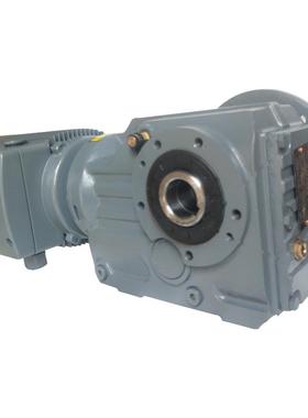 R737斜齿KA47硬齿面齿轮减速机S67轮伞齿轴R37-0.37减速机F5平行