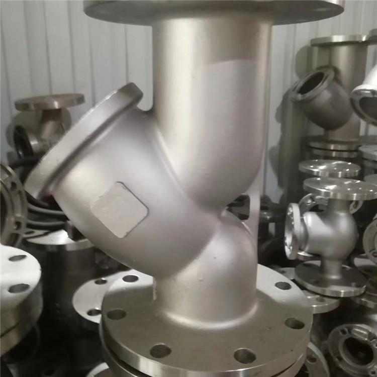 GL41W-16/25P/RL DN100 316L不锈钢法兰过滤器高温过滤器