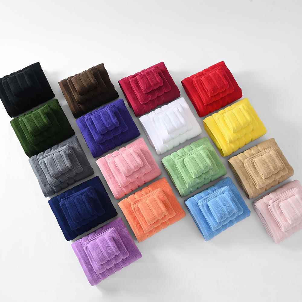 厚OESVWEL全毛巾浴巾方巾三件套装棉纯T棉加浴巾