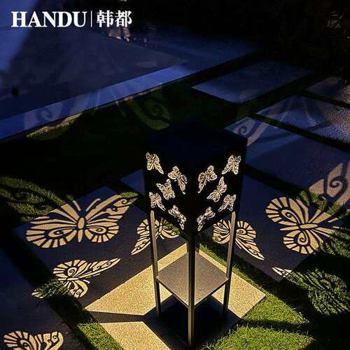 太阳能光影草坪灯户外灯庭院灯防水蝴蝶氛围灯别墅花园露台装饰灯