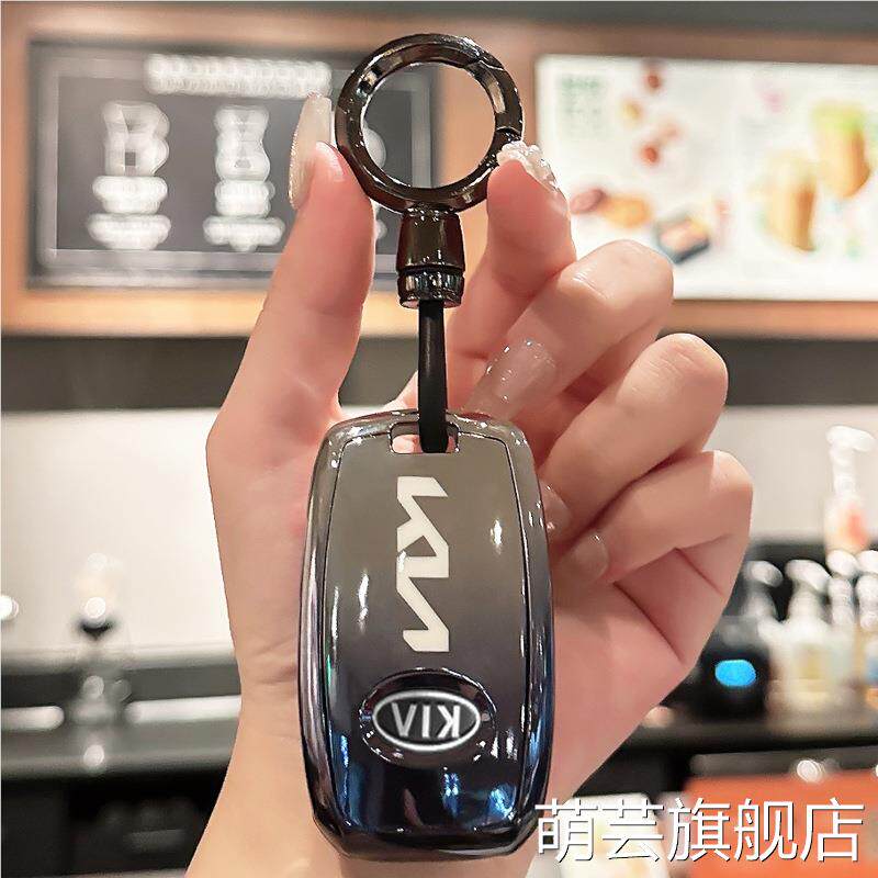 适用起亚K3钥匙套K4智跑kx3奕跑kx5索兰托K5车钥匙包TPU保护壳扣