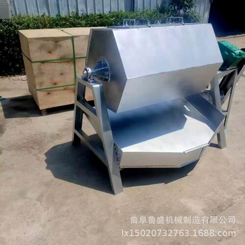 500升容量滚筒抛光机去毛刺除油锈六角研磨机小型自动翻转打磨机