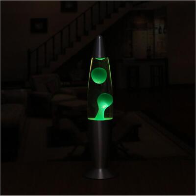 欧规lava lamp 金属底蜡灯火山熔岩灯 创意装饰灯水母灯跨境货源