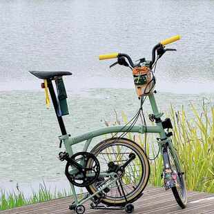 自行车前把包前梁挂包车下管包收纳置物包Brompton水壶包小布