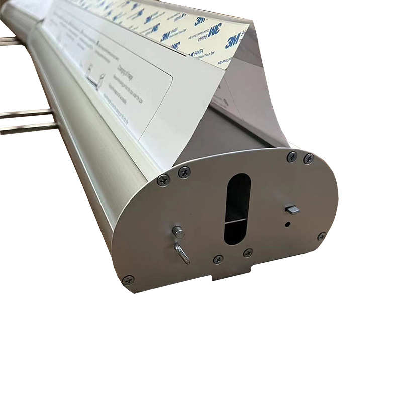 行家选铝合金双面易拉宝85*200便携式广告牌展示架门型广告定制