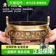 纯黄铜香炉大号家用室内供佛檀香炉沉香熏香炉上香插香炉供奉炉