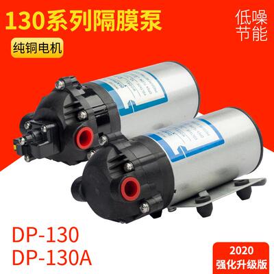 微型高压隔膜泵DP-13024/12V扫路车喷水泵直流高压喷雾泵加湿泵