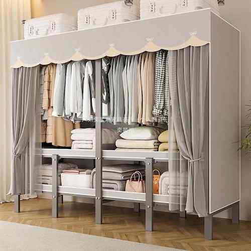 奕星琳免安装衣柜简易叠耐收出租房全家用WZ-ytmaz卧室衣橱用布衣