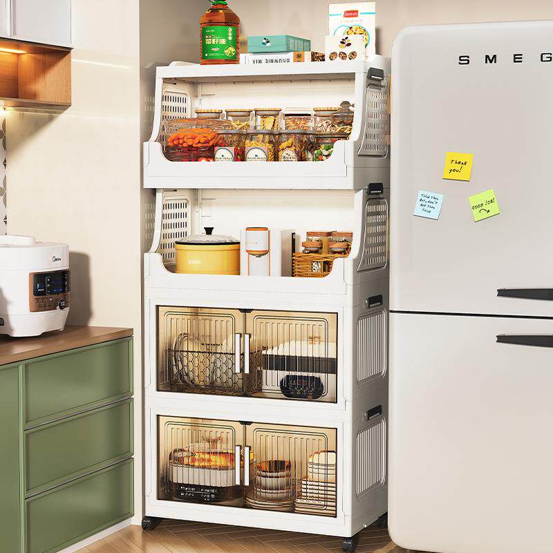 60-70厨房用品收纳置物架塑料储物架橱柜调料品置物架台面整理架