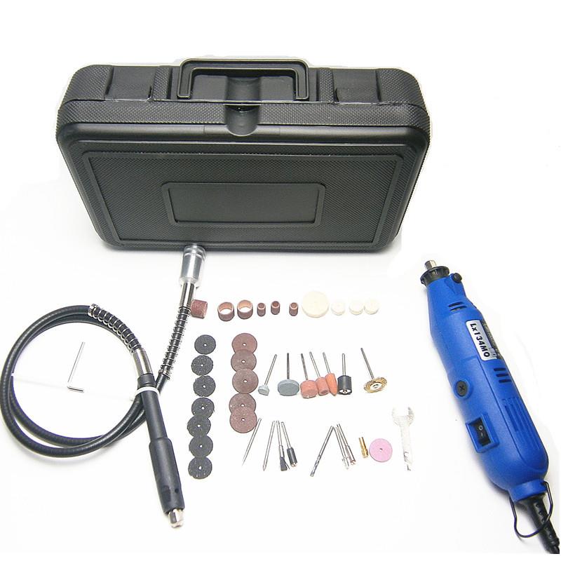 40PC迷你磨345套持装电软轴13钻0W调速打磨机抛光手式电雕刻机