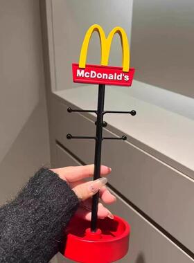 麦当劳周边入户门钥饰匙收纳玄关摆件台居家好JNV物妆首饰挂架化