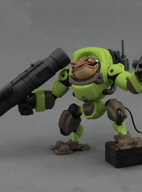 FIFTYSEVEN拼装模型NO.57傀甲狩人小队冢蛙1/24国创机甲可动玩具