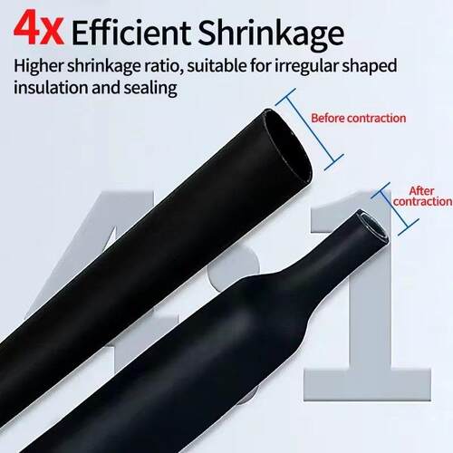 Heat Shrink Tube Shrinkable Tubing Cable Sleeve Wrap Wire