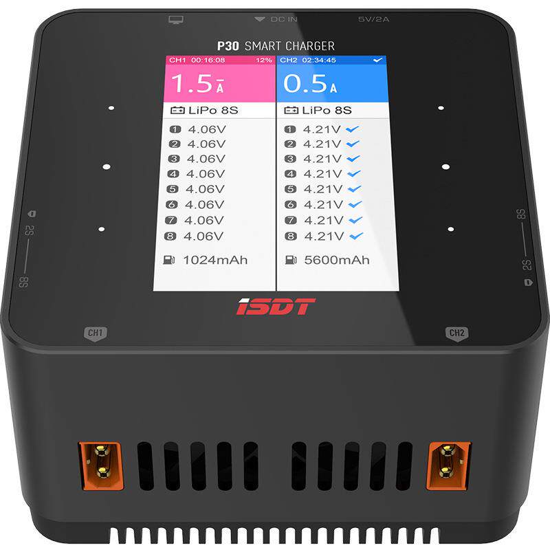 艾斯特 ISDT P30 双路 1500W 60A智能平衡充电器