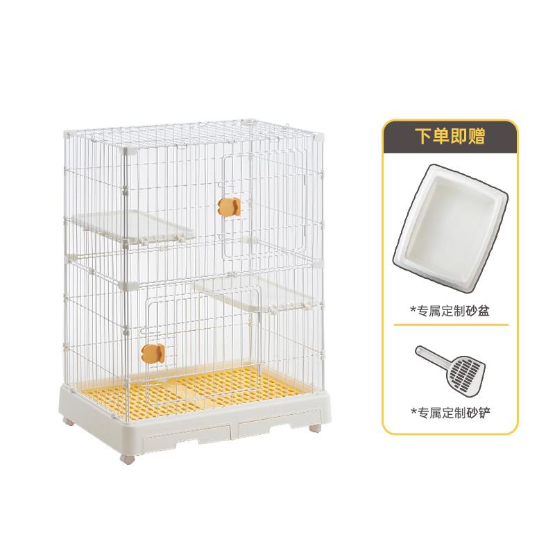 正品HE黑咔猫舍猫屋家砂用A室内猫盆猫窝小户型不占地猫笼K子猫咪