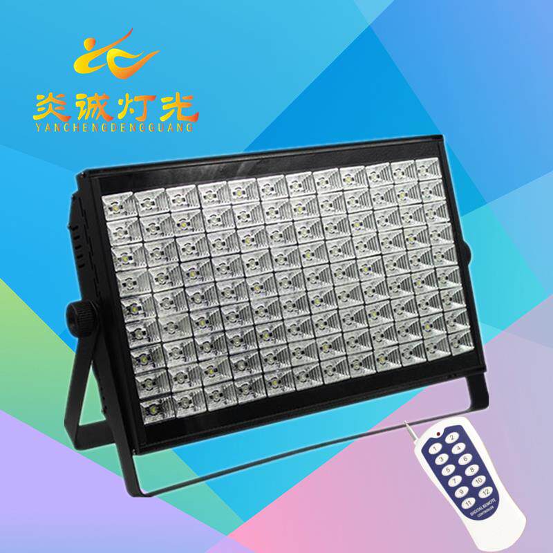 led108颗3w天地排54全彩 彩帕灯面光灯舞台婚庆灯平板灯染色天幕