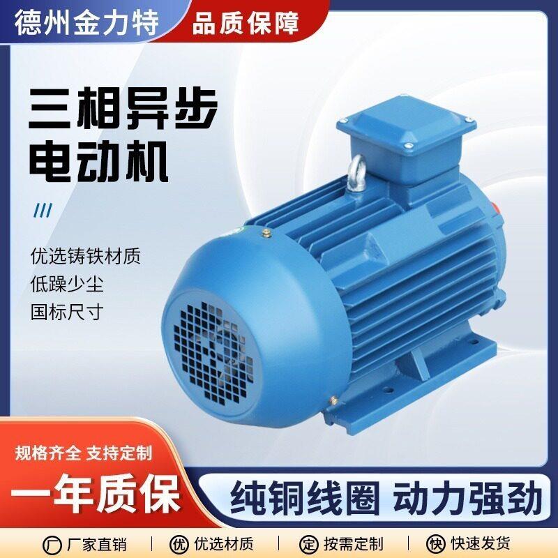 全铜线YE3三相异步电动机YE3-132S-63w变频调速卧式立式电机