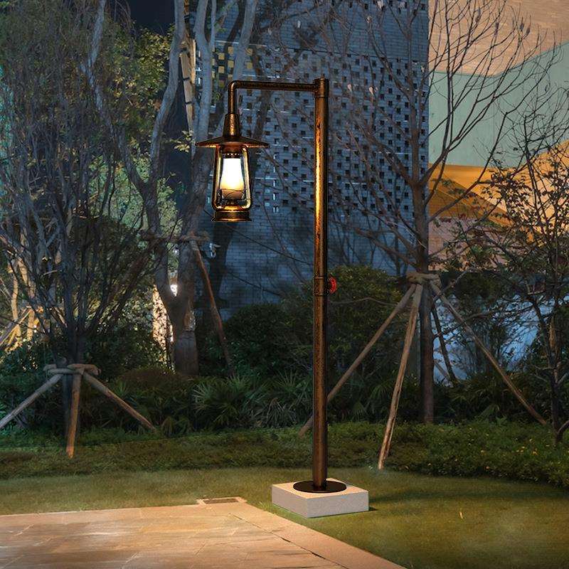 太阳能复古马灯路灯仿古庭院草坪灯景区公园民宿景观灯户外高杆灯
