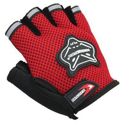 Kids Bike Gloves Half Finger Anti-slip Sports Riding Cycling