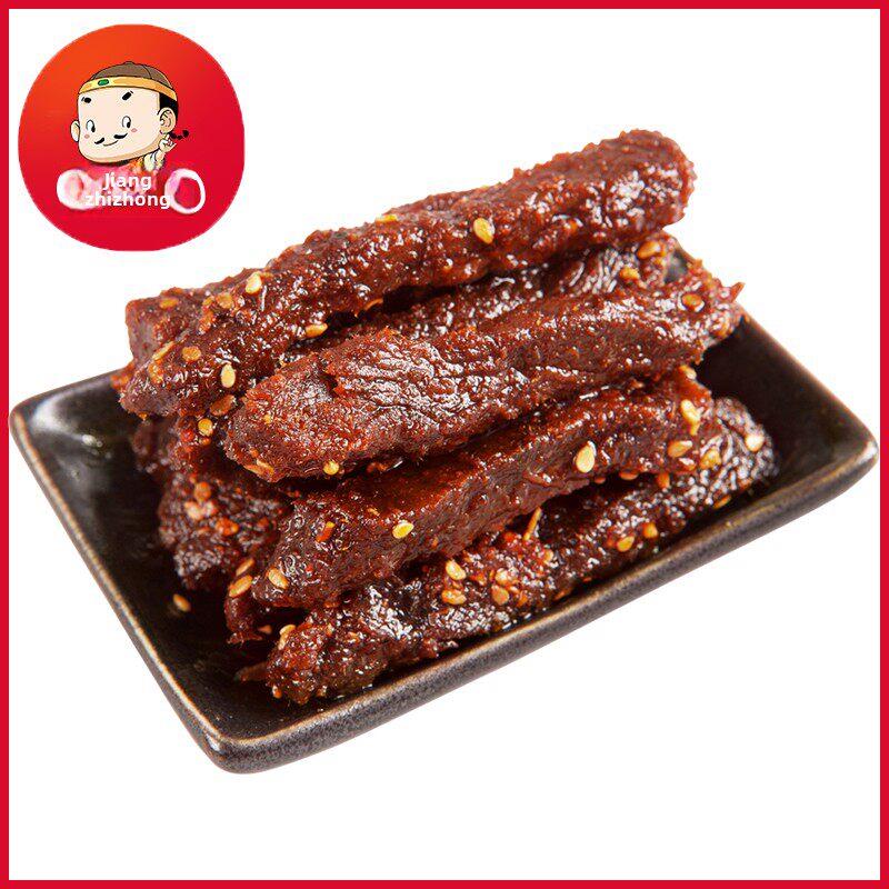 江志忠牛肉45g*5袋四川红崖特色网红麻辣五香牛肉干休闲小食