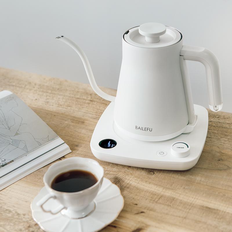 长嘴手冲咖啡壶套装控温细嘴壶冲茶电热水壶专用泡茶烧水壶手冲壶