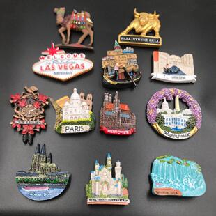 refrigerator magnets city 旅游城市冰箱贴磁性贴Tourist