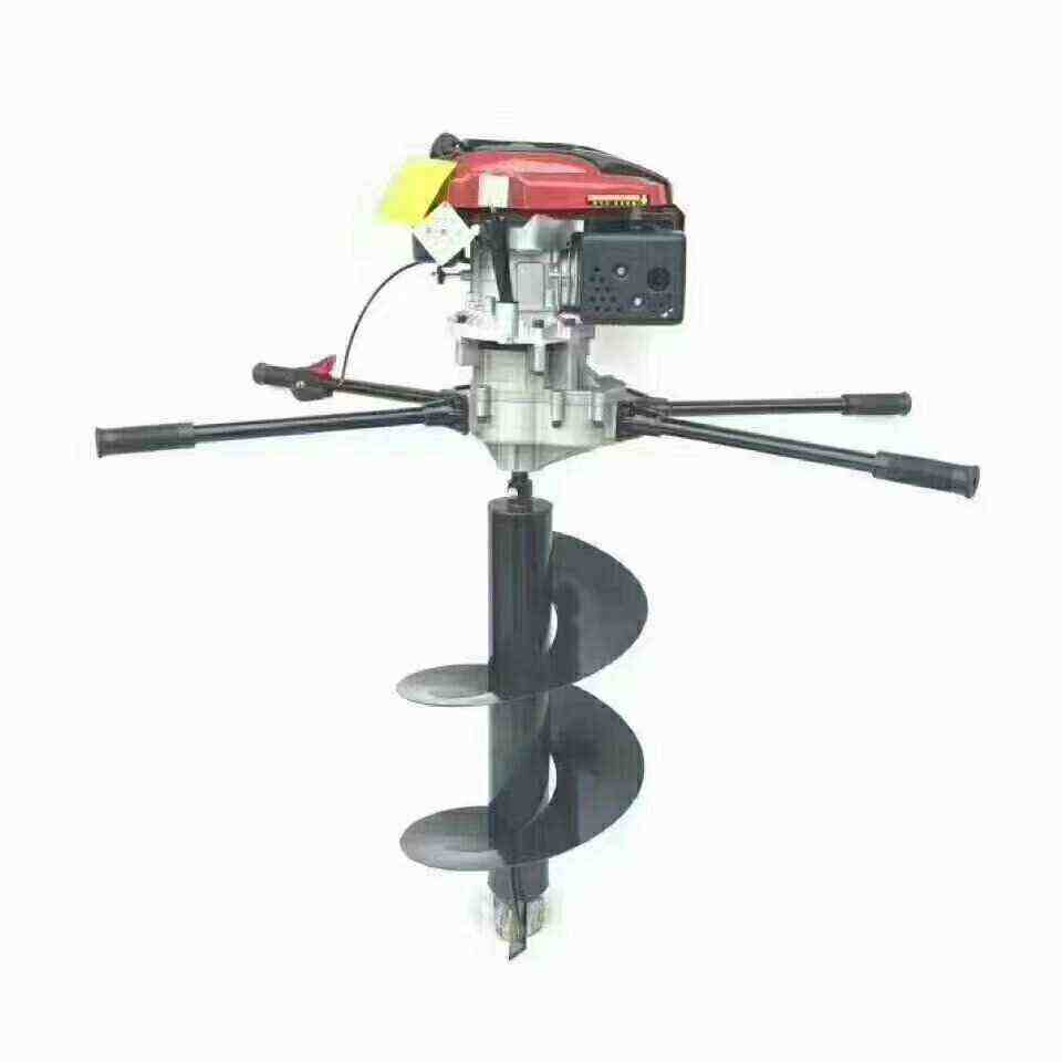 农场围栏埋桩大棚立柱钻坑机轻便小型家用手提地钻螺旋打孔钻洞机,农机/农具/农膜,挖坑机,淘宝优惠券,粉丝福利购,淘宝优惠卷