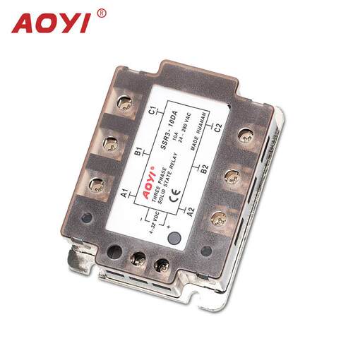 SSR3-25DA三相固态继电器 220v 380v直流控交流固态继电器AOYI