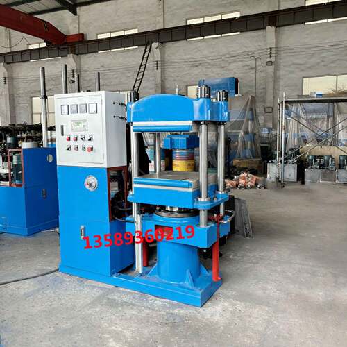 山东青岛现货供四柱式80T油压机    PLC电器全自动液压平板硫化机