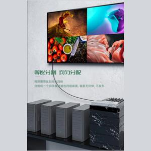 HDMI 四画面分割器 4K画质 60HZ 四路高清画面分割 监控机房用